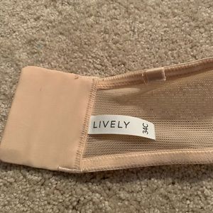 Lively women’s strapless bra